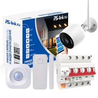 Комплект умного дома "Охрана, видеонаблюдение, управление питанием" Ps-Link PS-1215