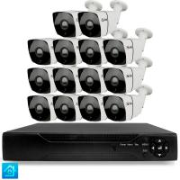 Комплект видеонаблюдения AHD 8Мп Ps-Link KIT-C814HD 14 камер для улицы, ночная съемка, датчик движения