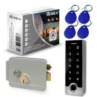 Система СКУД Ps-Link KIT-TF2EM-WP-W-G / отпечаток пальца / эл. механический замок / кодовая панель / RFID / WIFI