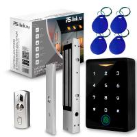 Система СКУД Ps-Link KIT-CH1-FP-350 / сканер отпечатков / магнитный замок 350кг / RFID, WIFI