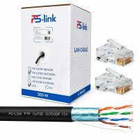 Кабель витая пара FTP4 cat.5E CCA 305 метров Ps-Link FTP-CCA305-OUT уличный