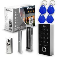 Комплект СКУД Ps-Link KIT-TF1EM-WP-W-180 сканер отпечатка / 10000 пользователей / IP66