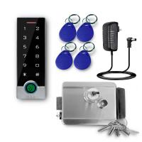 Система СКУД Ps-Link KIT-TF2EM-WP-W-CH / отпечаток пальца / эл. механический замок / кодовая панель / RFID / WIFI