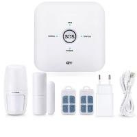 Охранная сигнализация WIFI/GSM Ps-Link 10GDT "Страж Смарт" для дома и офиса, до 24 беспроводных датчиков, аккумулятор 500 мАч