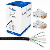 Кабель витая пара UTP4 cat.6 CU 305 метров Ps-Link UTP-CAT6-CU305-OUT уличный