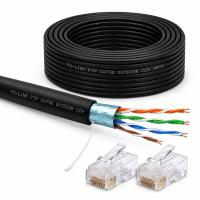 Кабель витая пара FTP4 cat.5E CCA 10 метров Ps-Link FTP-CCA10-OUT уличный