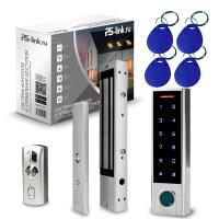 Система СКУД Ps-Link KIT-HF3WF-350 / сканер отпечатков / магнитный замок 350кг / RFID, WIFI
