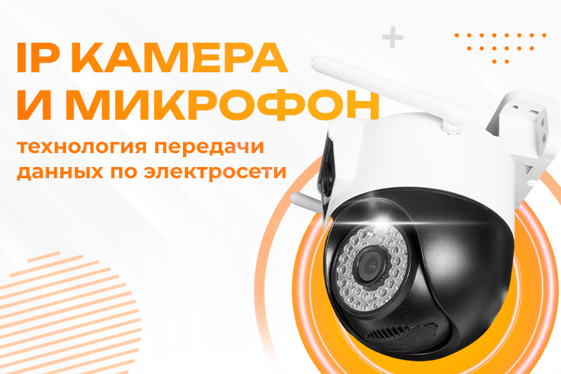 IP камера и микрофон