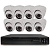 Комплект видеонаблюдения AHD 2Мп Ps-Link KIT-A208HD 8 камер для помещения