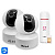 Комплект видеонаблюдения 4G 2Мп Ps-Link KIT-G50C-2-4G 2 камеры для помещения, микрофон, динамик, ИК-подсветка, слот microSD до 128Гб