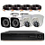 Комплект видеонаблюдения AHD 5Мп Ps-Link KIT-B504HD 2 камеры для улицы, 2 камеры для помещения
