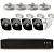 Комплект видеонаблюдения IP 2Мп Ps-Link KIT-C204IP-POE 4 камеры с ночной съемкой для улицы, с датчиком движения, питание PoE