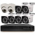 Комплект видеонаблюдения AHD 2Мп Ps-Link KIT-B226HD 6 камер для улицы, 2 камеры для помещения