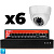 Комплект видеонаблюдения IP 2Мп Ps-Link KIT-A206IP-PL 6 камер, программный датчик движения, удаленный доступ, ночное видение
