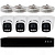 Комплект видеонаблюдения IP 4Мп Ps-Link KIT-A404IP-POE с 4 камерами 2560×1440 для помещения