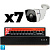 Комплект видеонаблюдения IP 2Мп Ps-Link KIT-C207IP-PL 7 камер для улицы, программный датчик движения, удаленный доступ, ночное видение