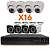 Комплект видеонаблюдения AHD 2Мп Ps-Link KIT-B216HD 8 камер для улицы, 8 камер для помещения