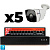 Комплект видеонаблюдения IP 2Мп Ps-Link KIT-C205IP-PL 5 камер для улицы, программный датчик движения, удаленный доступ, ночное видение