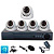 Комплект видеонаблюдения AHD 5Мп Ps-Link KIT-A505HDV-NC 5 антивандальных 5Мп камер