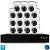 Комплект видеонаблюдения IP 2Мп Ps-Link KIT-A215IPM-POE 15 камер с микрофоном для помещения, питание PoE, ночная съёмка