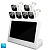 Комплект видеонаблюдения IP 2Мп Ps-Link KIT-C206IP-POE-LCD с POE питанием и монитором 10", 6 уличных камер с ночной съёмкой