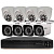 Комплект видеонаблюдения AHD 5Мп Ps-Link KIT-B508HD 4 камеры для улицы, 4 камеры для помещения