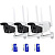 Комплект видеонаблюдения WIFI 5Мп Ps-Link KIT-XMS503-WIFI 3 камеры с картами памяти 32Гб