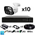 Комплект видеонаблюдения AHD 8Мп Ps-Link KIT-C810HDC 10 уличных камер с LED-подсветкой, без микрофона