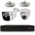 Комплект видеонаблюдения IP 2Мп Ps-Link KIT-B202IP-POE 1 камера для помещения, 1 камера для улицы, ночная съёмка, POE питание