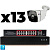 Комплект видеонаблюдения IP 2Мп Ps-Link KIT-C213IP-PL 13 камер для улицы, программный датчик движения, удаленный доступ, ночное видение, умный коммутатор