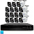Комплект видеонаблюдения AHD 2Мп Ps-Link KIT-C215HD 15 камер для улицы, ночная съемка, датчик движения