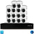 Комплект видеонаблюдения IP 2Мп Ps-Link KIT-A214IPM-POE камеры с микрофоном для помещения, питание PoE, ночная съёмка