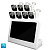 Комплект видеонаблюдения IP 2Мп Ps-Link KIT-C207IP-POE-LCD с POE питанием и монитором 10", 7 уличных камер с ночной съёмкой