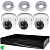 Комплект видеонаблюдения IP 5Мп Ps-Link KIT-A503IP-ST 3 камеры для помещения, аналитика, детекция человека, область вторжения