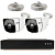 Комплект видеонаблюдения IP 2Мп Ps-Link KIT-C202IP-POE 2 камеры с ночной съемкой для улицы, с датчиком движения, питание PoE