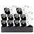 Комплект видеонаблюдения IP 8Мп Ps-Link KIT-C810IP-POE 10 камер  с ночной съемкой для улицы, с датчиком движения, питание PoE