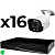 Комплект видеонаблюдения IP 5Мп Ps-Link KIT-C516IP-ST 16 камер для улицы, аналитика, детекция человека, детекция автомобиля, область вторжения