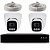 Комплект видеонаблюдения IP 4Мп Ps-Link KIT-A402IP-POE с 2 камерами 2560×1440 для помещения