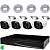 Комплект видеонаблюдения IP 8Мп Ps-Link KIT-C804IP-ST 4 камеры для улицы, умная аналитика, детекция человека, детекция автомобиля, область вторжения