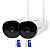 Комплект видеонаблюдения WIFI 3Мп Ps-Link KIT-XMJ302-WIFI 2 камеры с картами памяти 32Гб