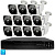 Комплект видеонаблюдения AHD 8Мп Ps-Link KIT-C811HD 11 камер для улицы, ночная съемка, датчик движения