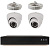 Комплект видеонаблюдения IP 2Мп Ps-Link KIT-A202IP-POE 2 камеры с ночной съемкой для помещения, с датчиком движения, питание PoE