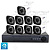 Комплект видеонаблюдения AHD 2Мп Ps-Link KIT-C209HD 9 камер для улицы