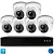 Комплект видеонаблюдения IP 2Мп Ps-Link KIT-A206IPM-POE 6 камер с микрофоном для помещения, питание PoE, ночная съёмка