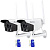 Комплект видеонаблюдения WIFI 5Мп Ps-Link KIT-XMS502-WIFI 2 камеры с картами памяти 32Гб