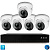 Комплект видеонаблюдения IP 2Мп Ps-Link KIT-A205IPM-POE камеры с микрофоном для помещения, питание PoE, ночная съёмка