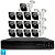 Комплект видеонаблюдения AHD 8Мп Ps-Link KIT-C813HD 13 камер для улицы, ночная съемка, датчик движения