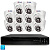 Комплект видеонаблюдения AHD 5Мп Ps-Link KIT-A510HD 10 камер для помещения, ночная съемка, датчик движения