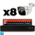 Комплект видеонаблюдения IP 2Мп Ps-Link KIT-C208IP-PL 8 камер для улицы, программный датчик движения, удаленный доступ, ночное видение