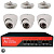 Комплект видеонаблюдения IP 5Мп Ps-Link KIT-A503POE-YE-LT 3 камеры с сервисом IPEYE, для ПВЗ, офиса, производства